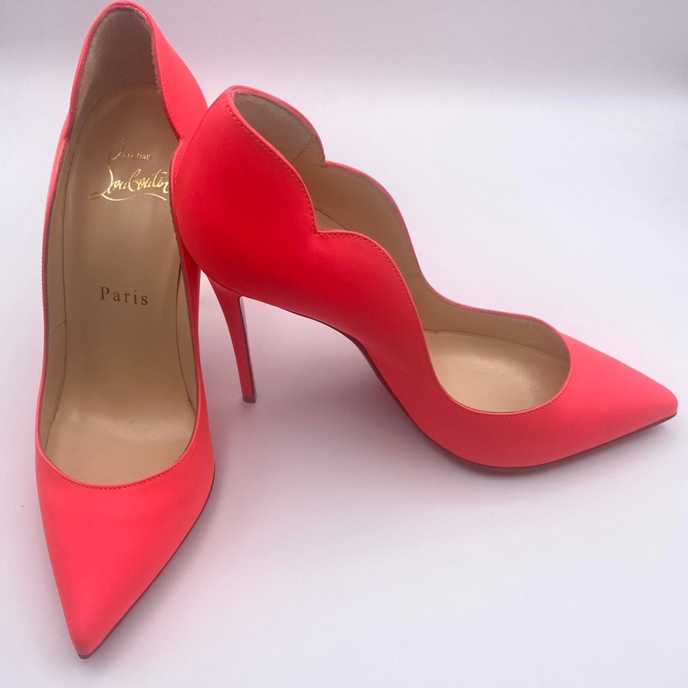 Christian Louboutin Hot Chick Neon Matte Heels
